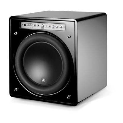 JL Audio Fathom™ v2 Powered Subwoofers 13.5\" with Gloss Black Finish (f113v2-GLOSS)