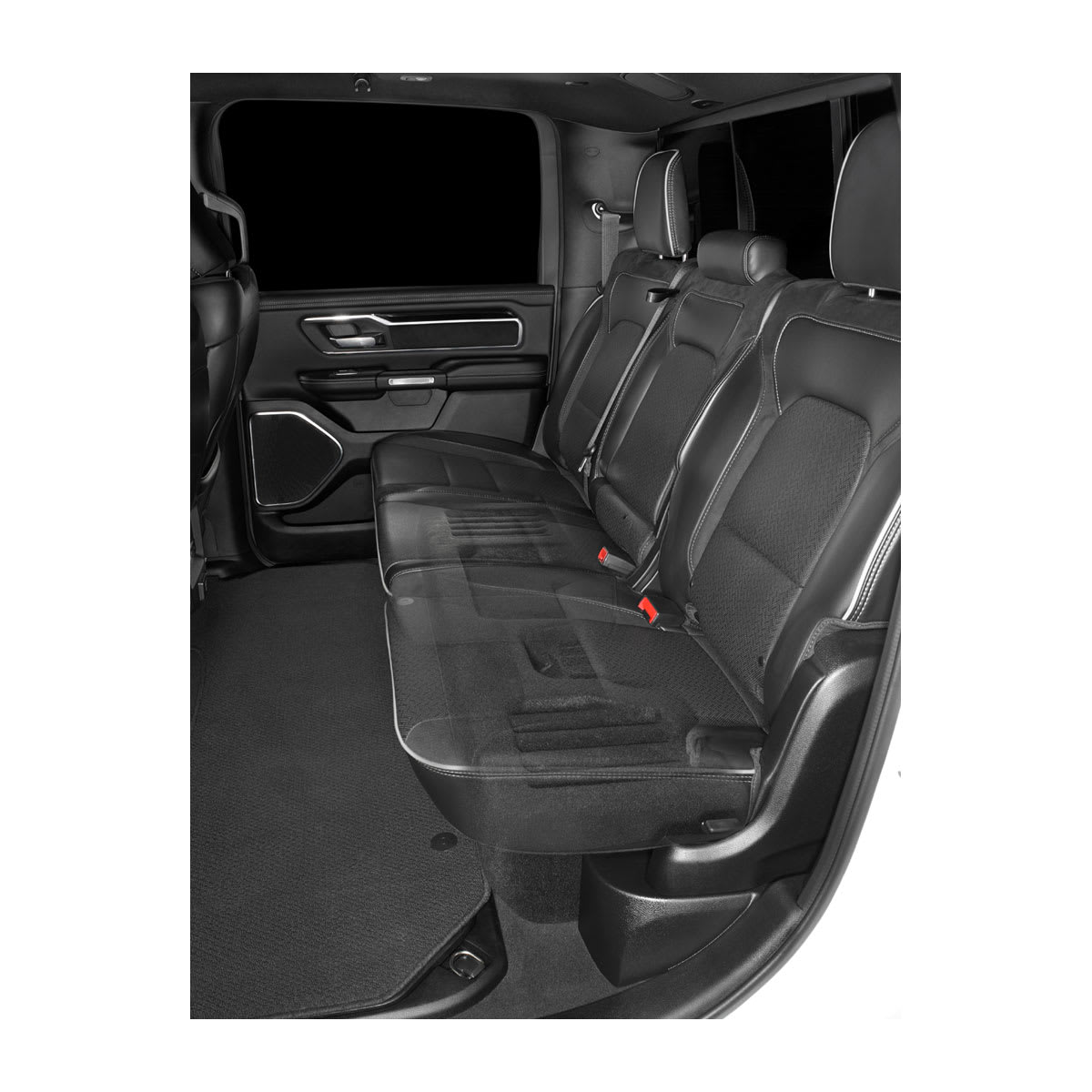 JL Audio Stealthbox® Enclosed Subwoofer for 2019-Up RAM 1500 Crew Cab Models with Reclining Rear Seat or Fixed Rear Seat with Underseat Storage Tray (SB-D-5GRAMCCR/10TW3)