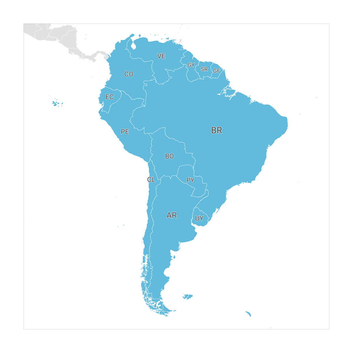 TopoActive Maps South America | Download