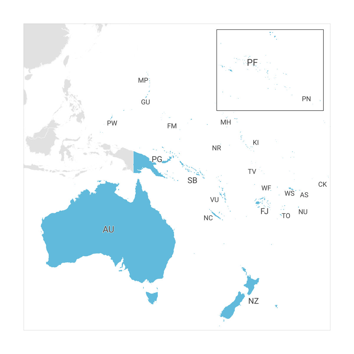 TopoActive Maps Australia and Oceania | Download