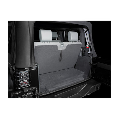 JL Audio Stealthbox® Enclosed Subwoofer for Jeep Wrangler With Black Interior (SB-J-JK2DR/10W1v3/BK)