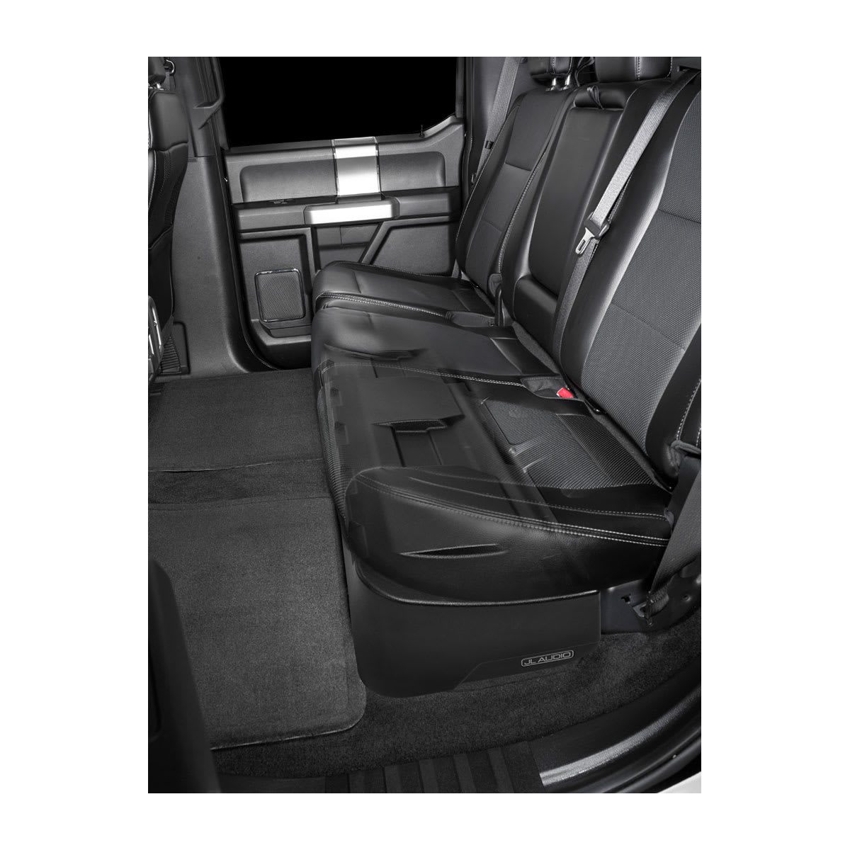 JL Audio Stealthbox® Enclosed Subwoofer for Ford F-150 SuperCrew and F-250/350 Super Duty Crew Cab (SBX-F-150-SCDBL/12TW3) (94783) JL Audio Stealthbox® Enclosed Subwoofer for Ford F-150 SuperCrew and F-250/350 Super Duty Crew Cab