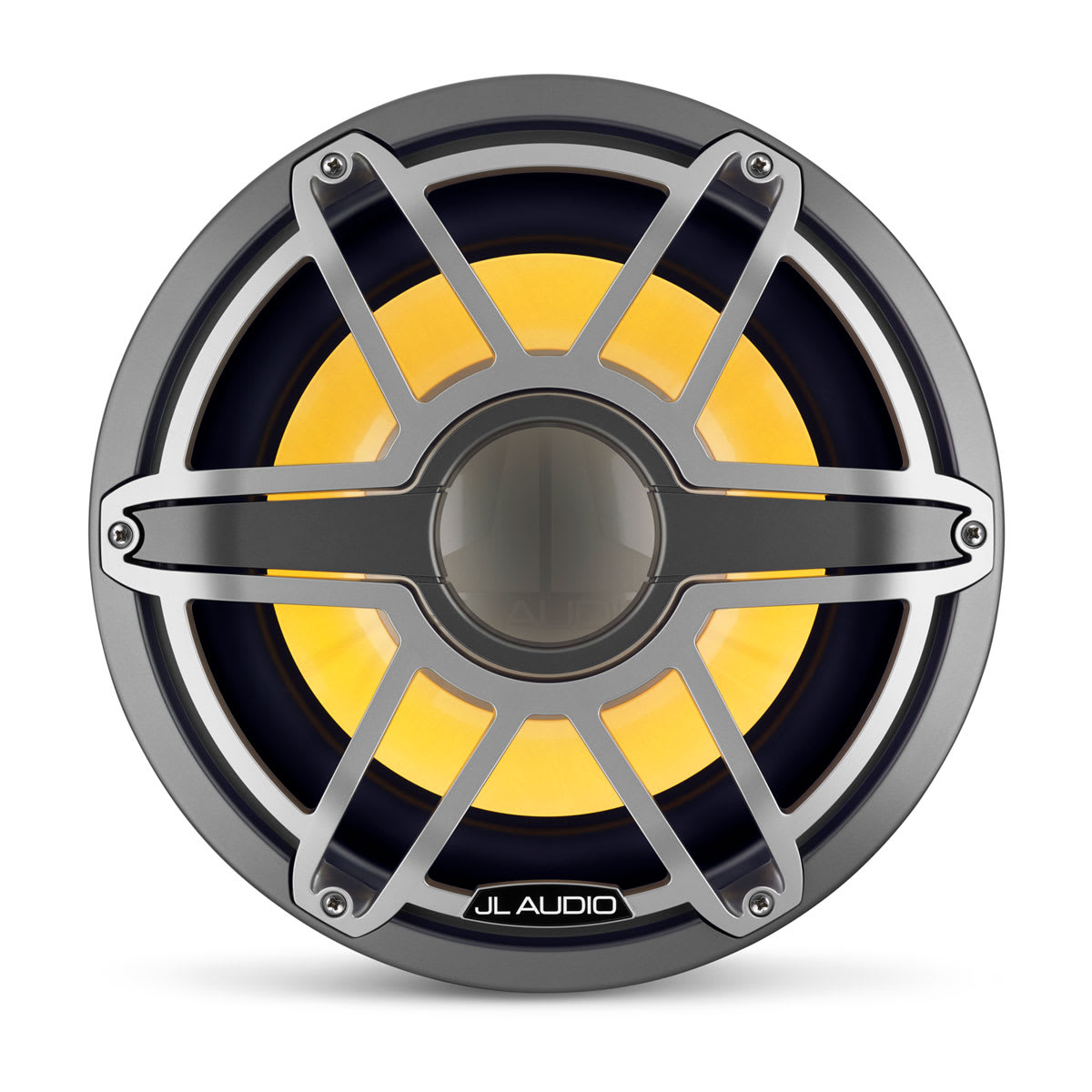 JL Audio® M7 Marine Subwoofer 12\" with LED and Titanium Sport Grille (M7-12IB-S-GmTi-i-4)