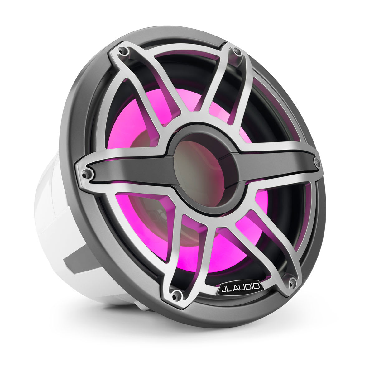 JL Audio® M7 Marine Subwoofer 12\" with LED and Titanium Sport Grille (M7-12IB-S-GmTi-i-4)