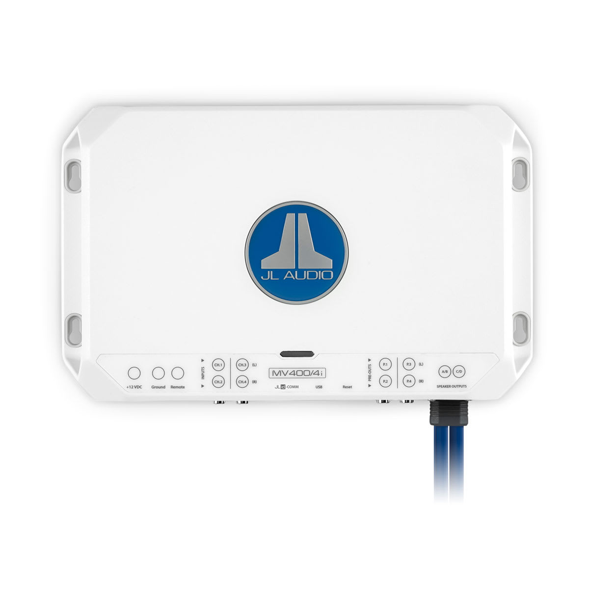 JL Audio® MVi Marine Amplifier 4 Channel Full-range Marine Amplifier (400 watts) (MV400/4i)