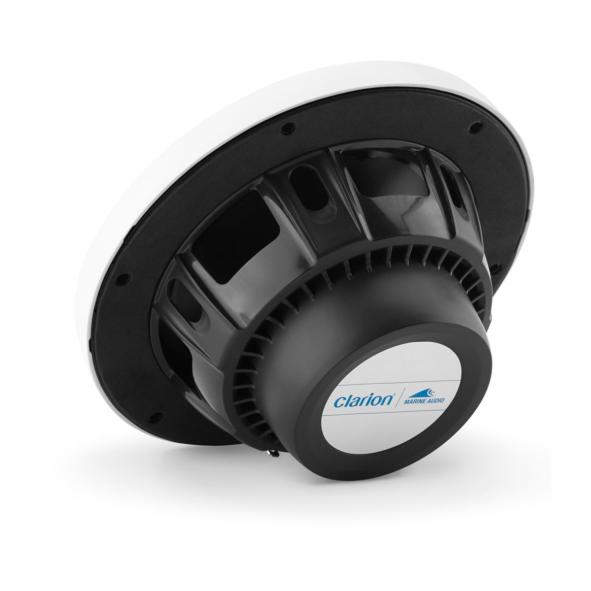 Clarion® Marine CMS Speakers 6.5\" with White and Black Classic Grille (CMS-651-CWB)