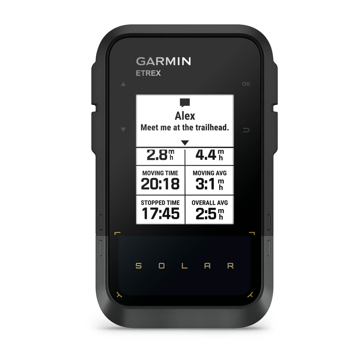 eTrex® Solar Solar Powered GPS Handheld Navigator