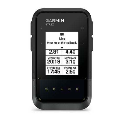 eTrex® Solar Solar Powered GPS Handheld Navigator