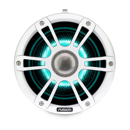 Fusion® Signature Series 3 Marine Wake Tower Speakers 6.5\" 230 Watt Sports White Marine Wake Tower Speakers (Pair) with CRGBW
