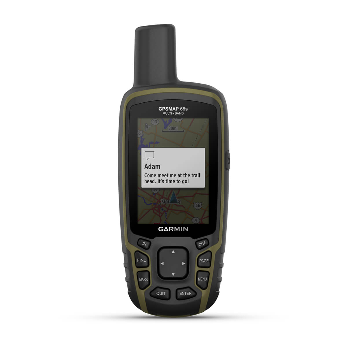 GPSMAP® 65s Multi-Band GPS Handheld with Sensors