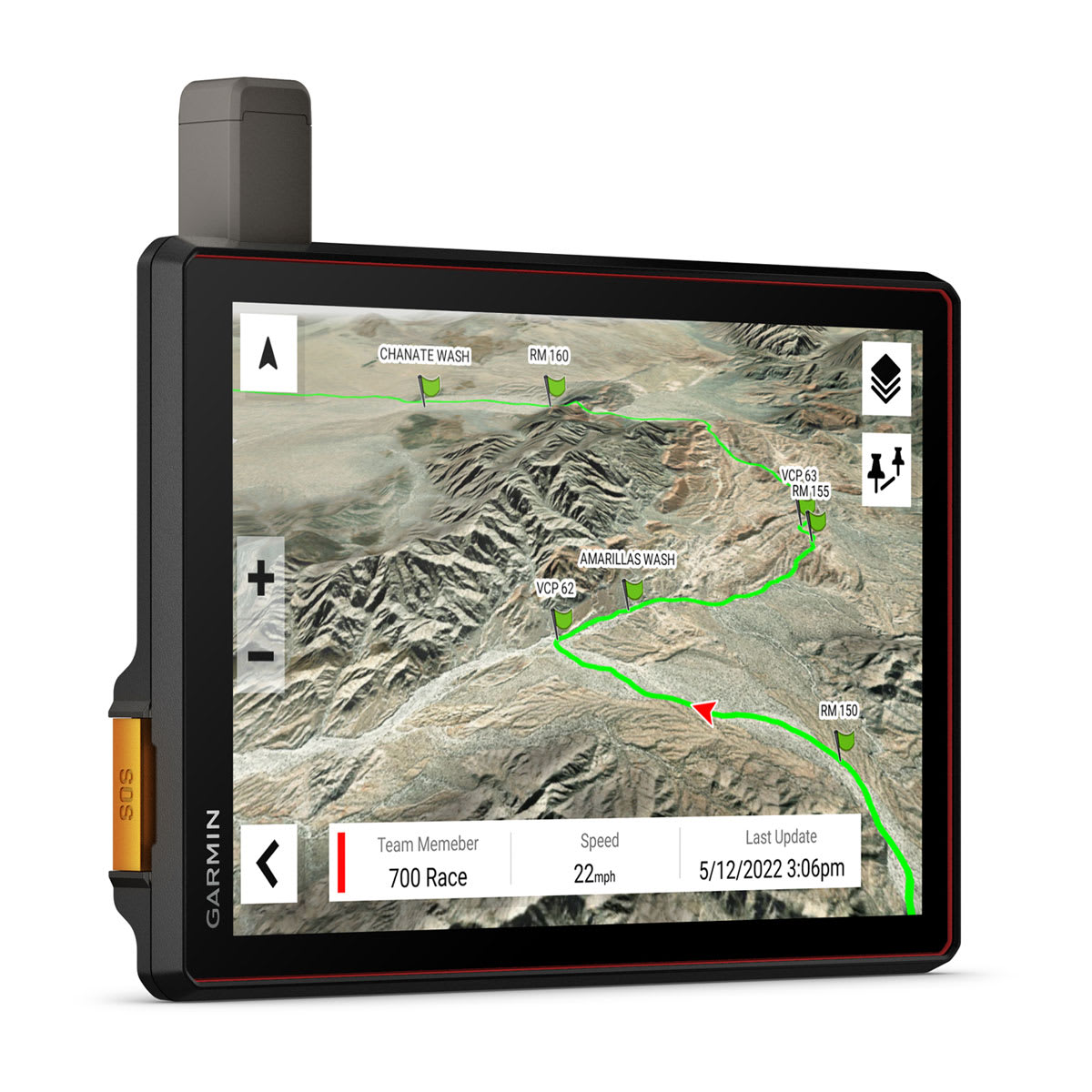 Tread® XL - Baja Chase Edition 10\" Off-Road Chase Navigator