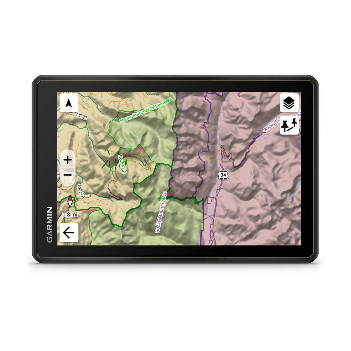 Tread® 2 - Overland Edition 8\" All-Terrain Navigator and Garmin PowerSwitch™