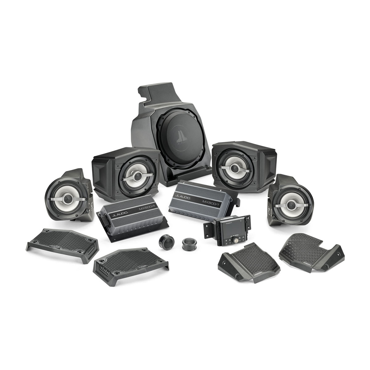 JL Audio SlamPak® Audio System with MM55 for Polaris RZR M6 Audio System for Select 2019–2024 Polaris RZR Models