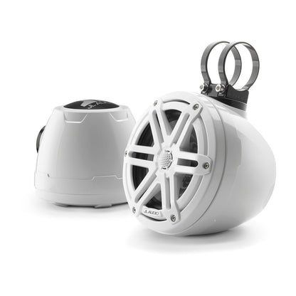 JL Audio® VeX™ Enclosed System M3 6.5\" with White Sport Grille (M3-650VEX-Gw-S-Gw)