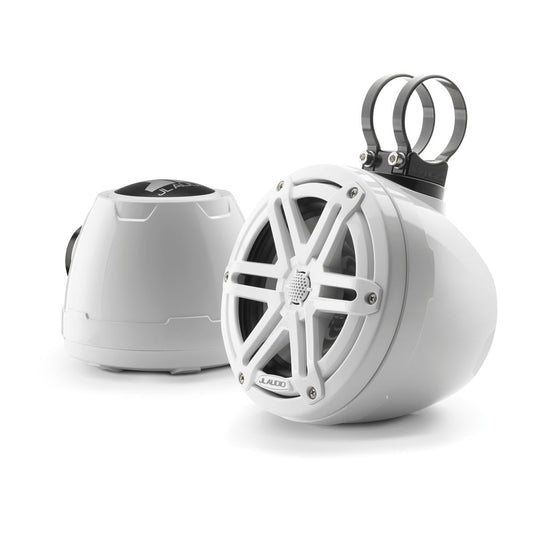 JL Audio® VeX™ Enclosed System M3 6.5\" with White Sport Grille (M3-650VEX-Gw-S-Gw)