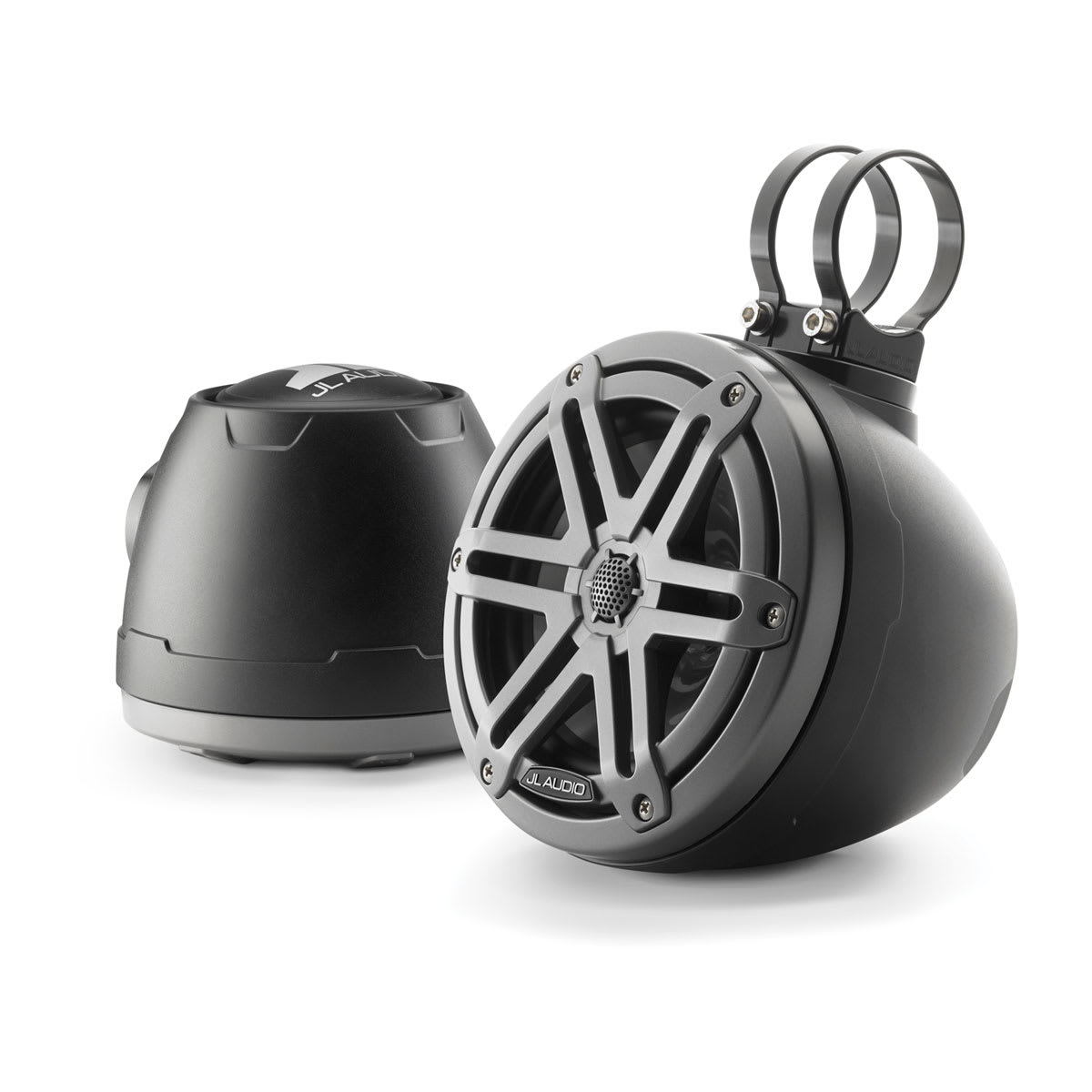 JL Audio® VeX™ Enclosed System M3 6.5\" with Gray Sport Grille (M3-650VEX-Mb-S-Gm)