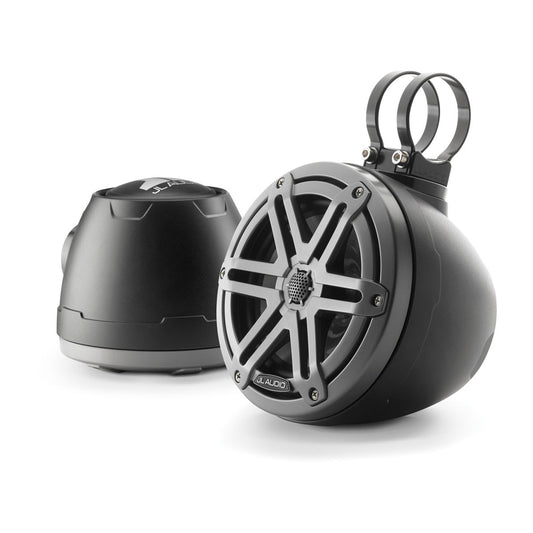 JL Audio® VeX™ Enclosed System M3 6.5\" with Gray Sport Grille (M3-650VEX-Mb-S-Gm)