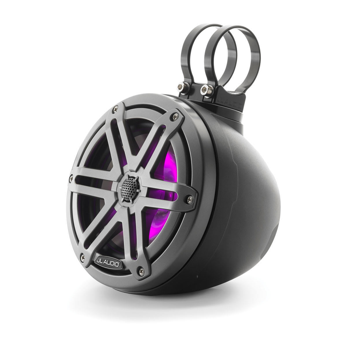 JL Audio® VeX™ Enclosed System M3 6.5\" with LED and Gray Sport Grille (M3-650VEX-Mb-S-Gm-i)