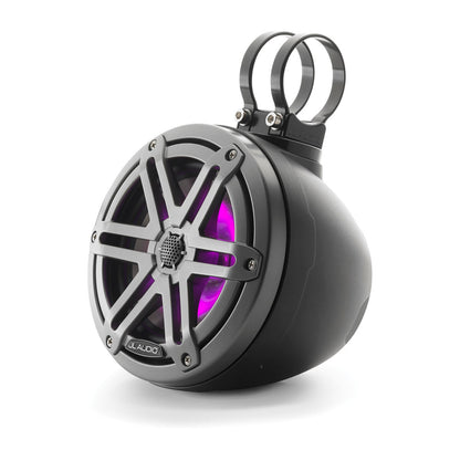 JL Audio® VeX™ Enclosed System M3 6.5\" with LED and Gray Sport Grille (M3-650VEX-Mb-S-Gm-i)