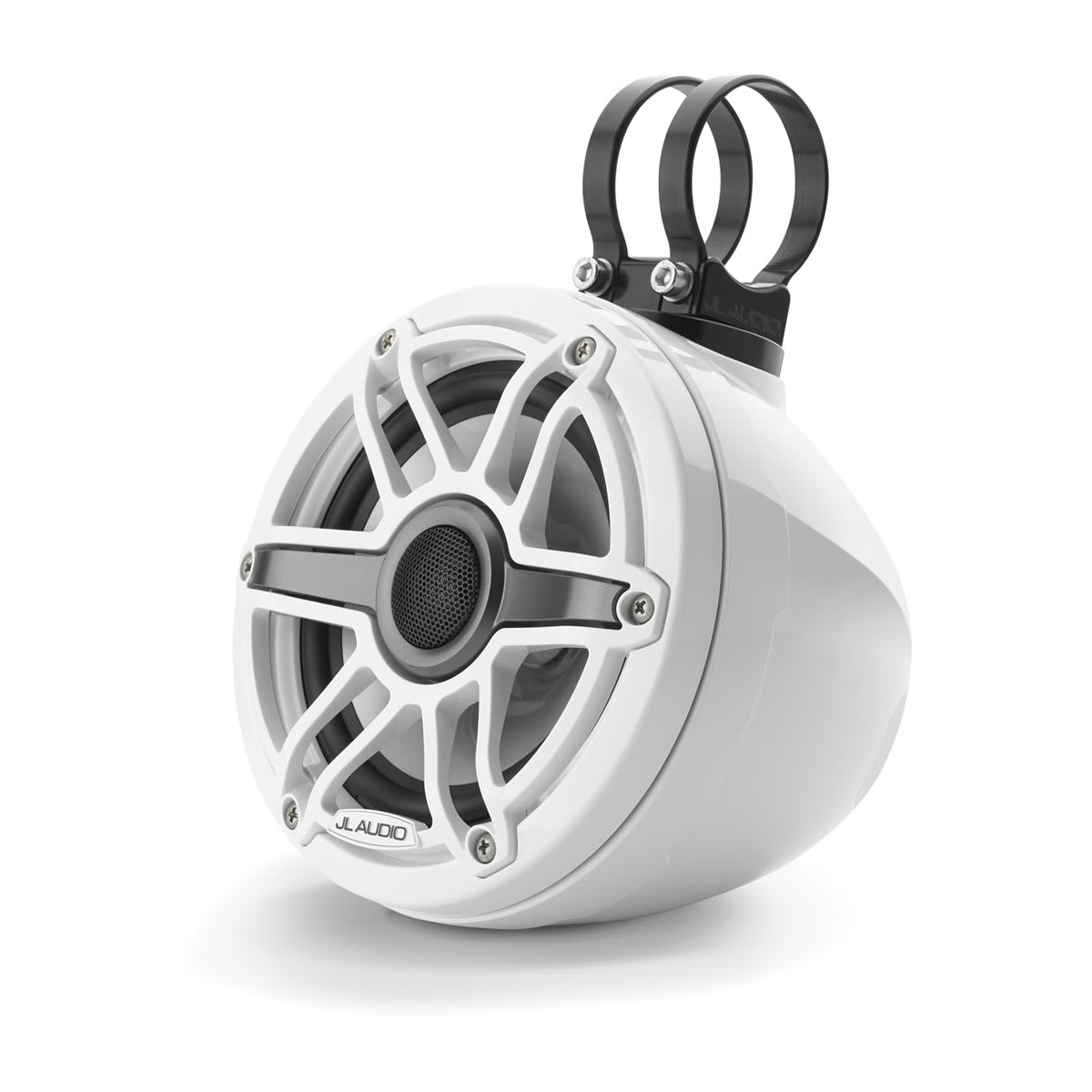 JL Audio® VeX™ Enclosed System M6 6.5\" with White Sport Grille (M6-650VEX-Gw-S-GwGw)