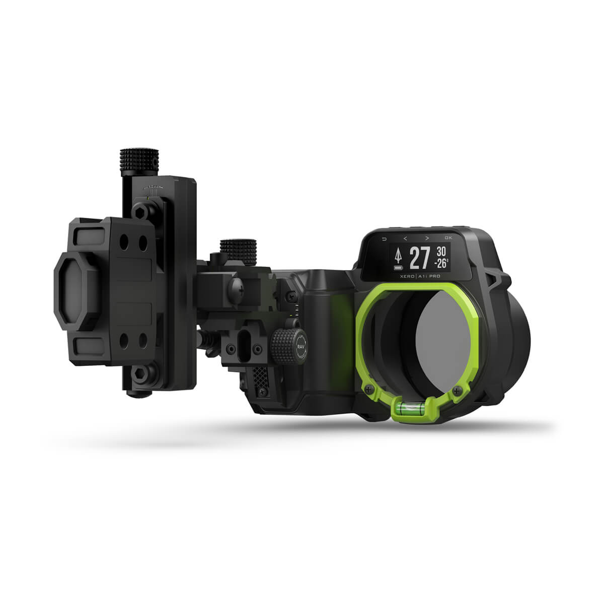 Xero® A1i PRO Bow Sight Auto-ranging Digital Sight with Dual-color LED Pins and Micro-adjustable Rails (Left-handed)