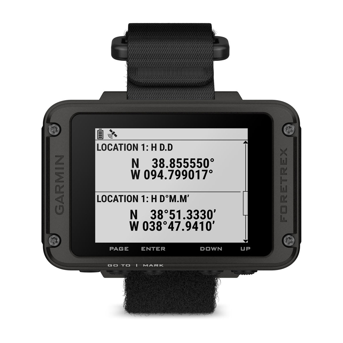 Foretrex® 801 Wrist-mounted GPS Navigator with Strap