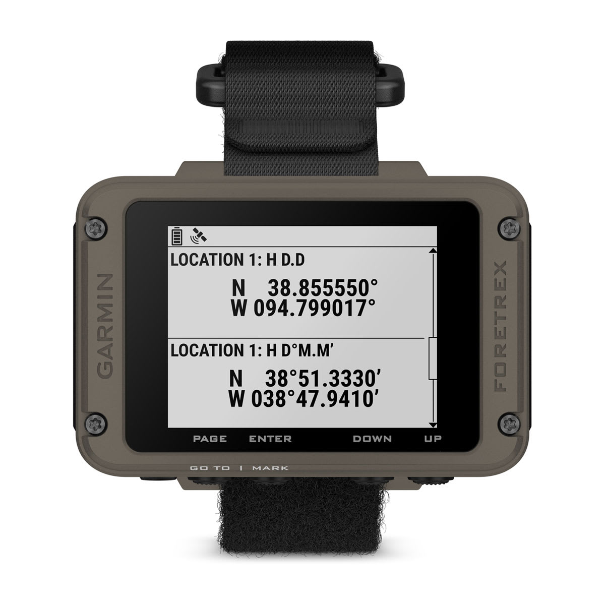 Foretrex® 901 Ballistic Edition Wrist-mounted GPS Navigator with Strap