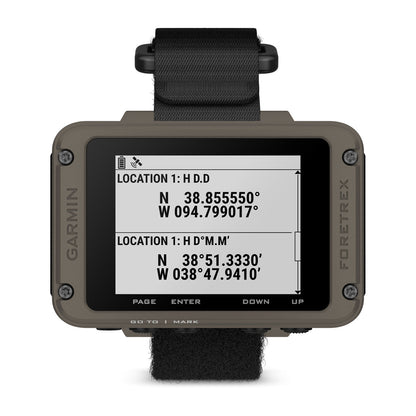 Foretrex® 901 Ballistic Edition Wrist-mounted GPS Navigator with Strap