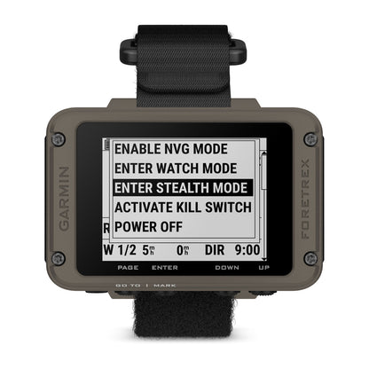 Foretrex® 901 Ballistic Edition Wrist-mounted GPS Navigator with Strap