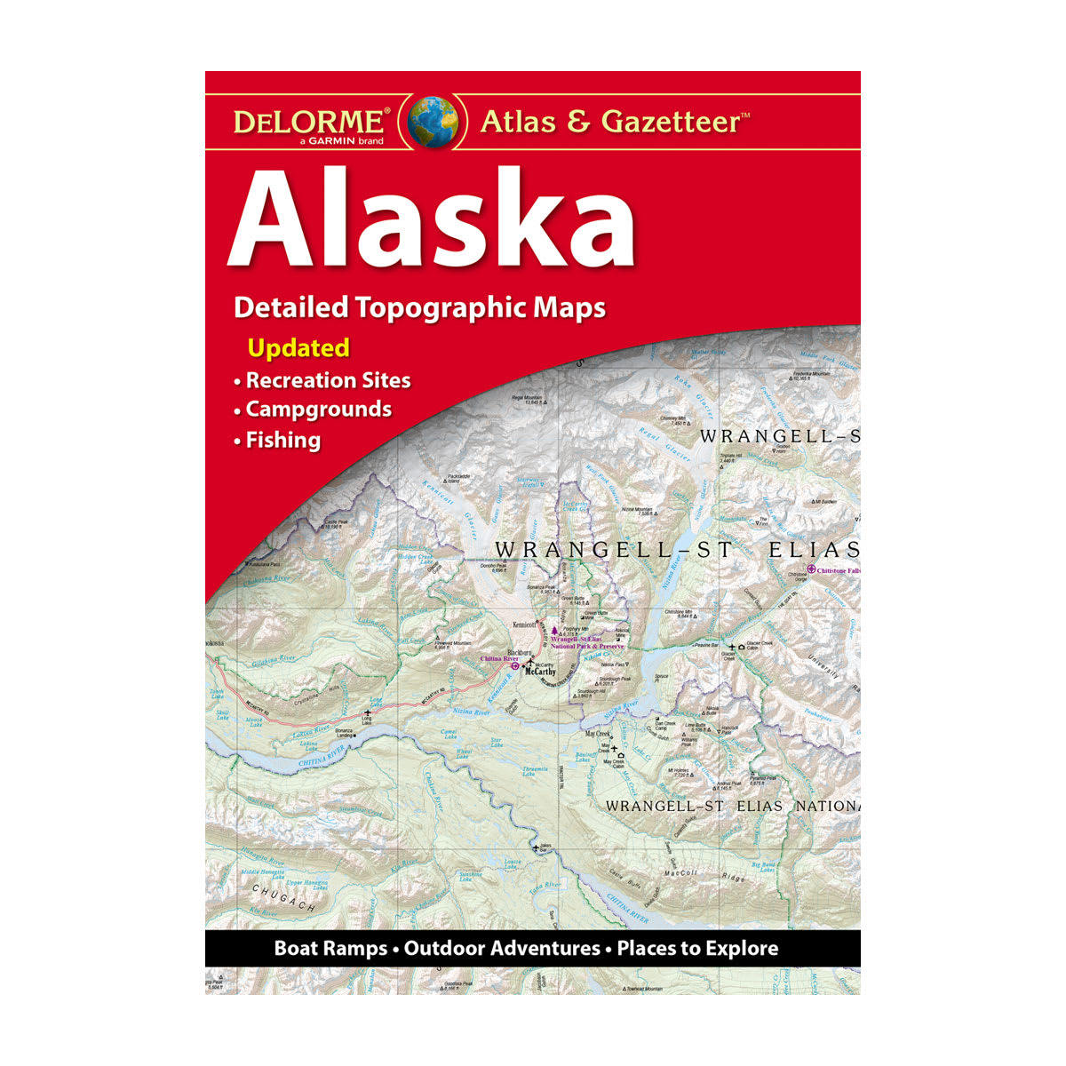 DeLorme® Atlas & Gazetteer Paper Maps Alaska