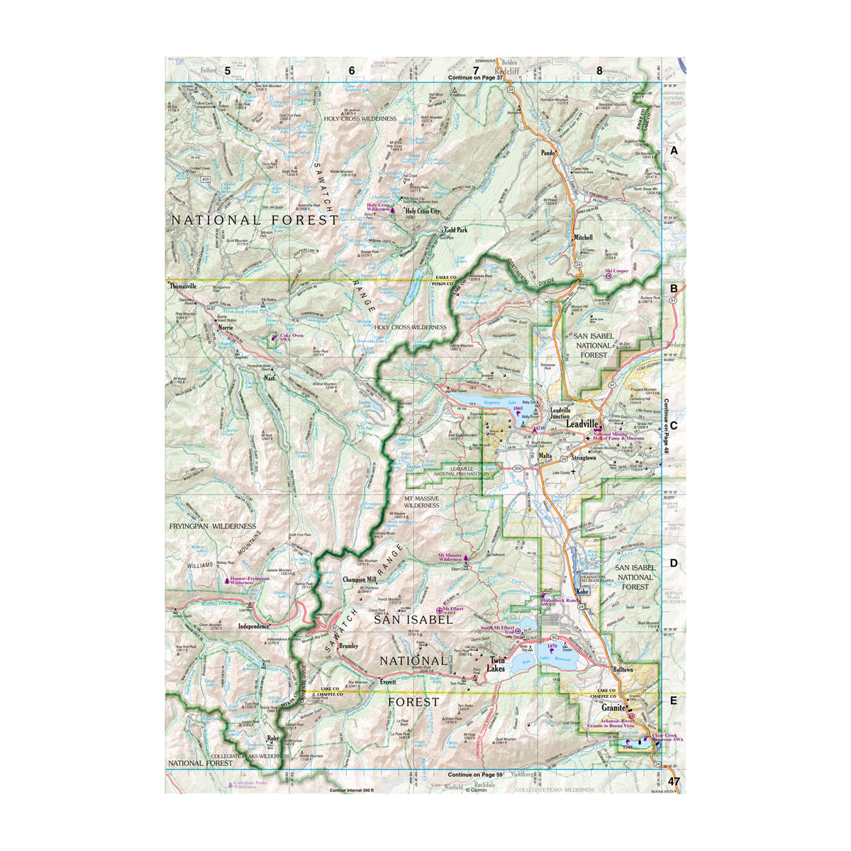 DeLorme® Atlas & Gazetteer Paper Maps Colorado