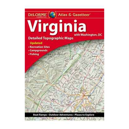 DeLorme® Atlas & Gazetteer Paper Maps Virginia
