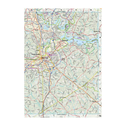 DeLorme® Atlas & Gazetteer Paper Maps Virginia