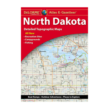 DeLorme® Atlas & Gazetteer Paper Maps North Dakota