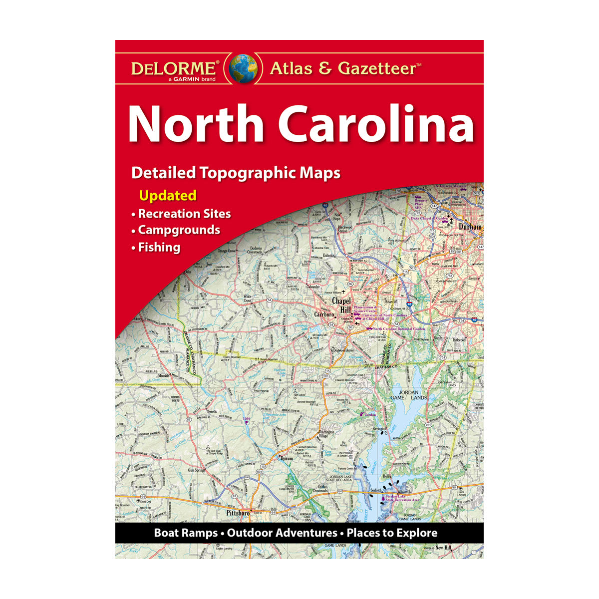 DeLorme® Atlas & Gazetteer Paper Maps North Carolina