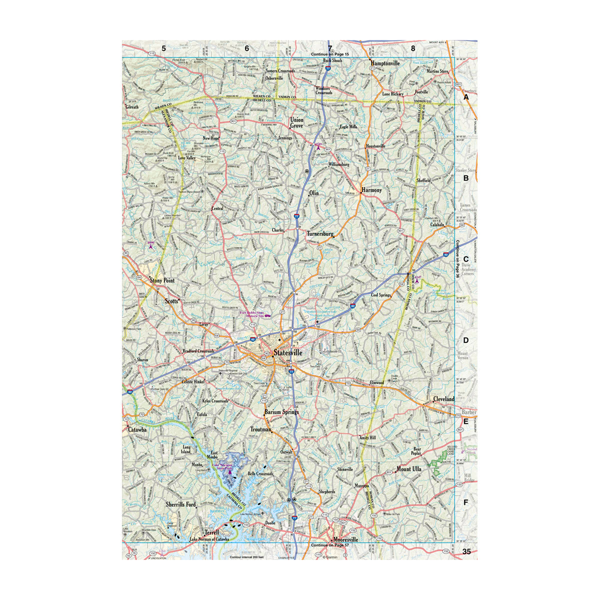 DeLorme® Atlas & Gazetteer Paper Maps North Carolina