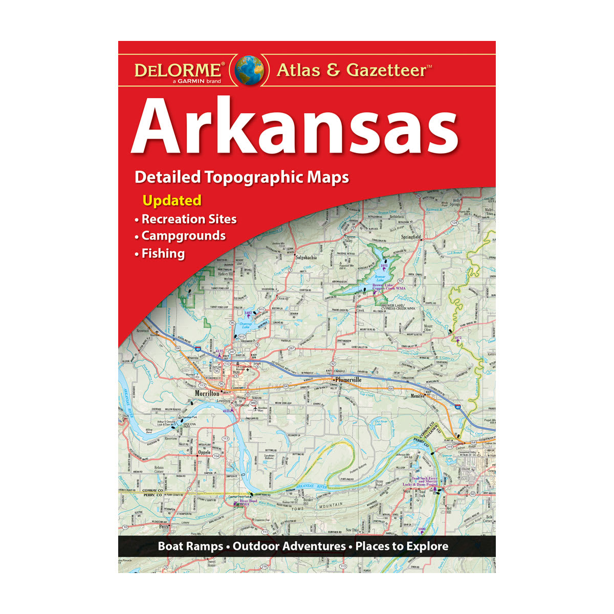 DeLorme® Atlas & Gazetteer Paper Maps Arkansas