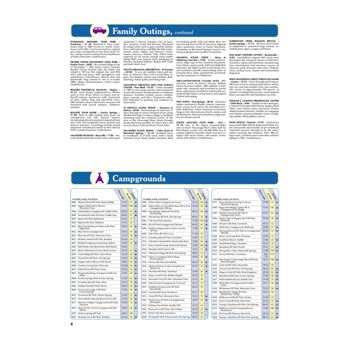 DeLorme® Atlas & Gazetteer Paper Maps Arkansas