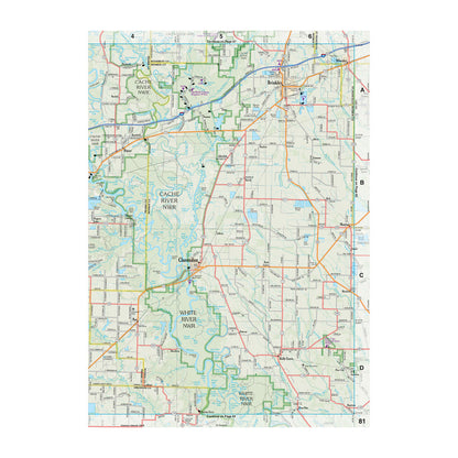 DeLorme® Atlas & Gazetteer Paper Maps Arkansas