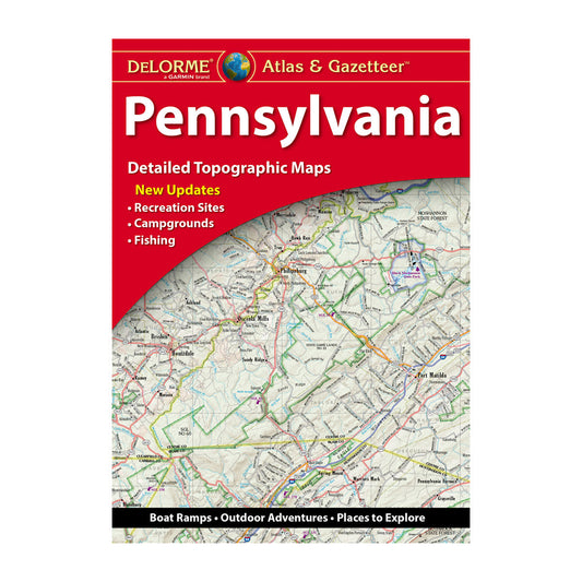 DeLorme® Atlas & Gazetteer Paper Maps Pennsylvania