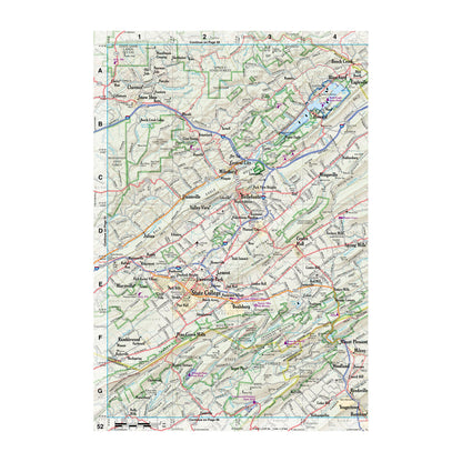DeLorme® Atlas & Gazetteer Paper Maps Pennsylvania