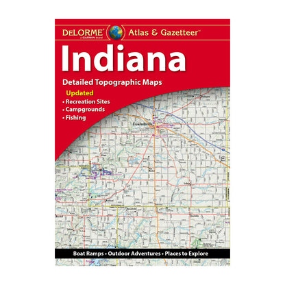 DeLorme® Atlas & Gazetteer Paper Maps Indiana