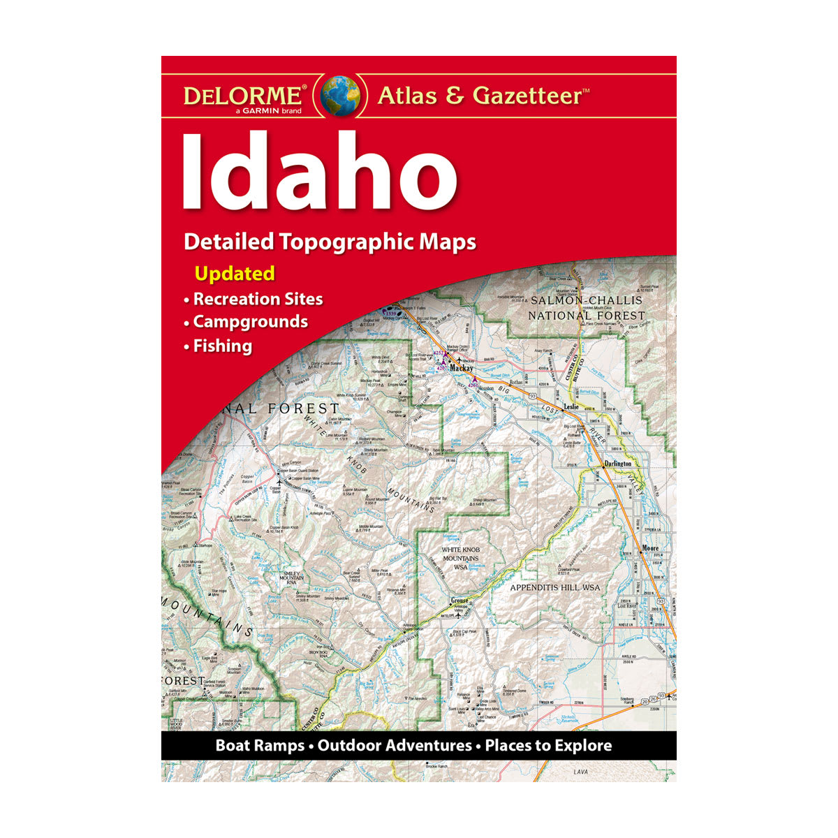 DeLorme® Atlas & Gazetteer Paper Maps Idaho