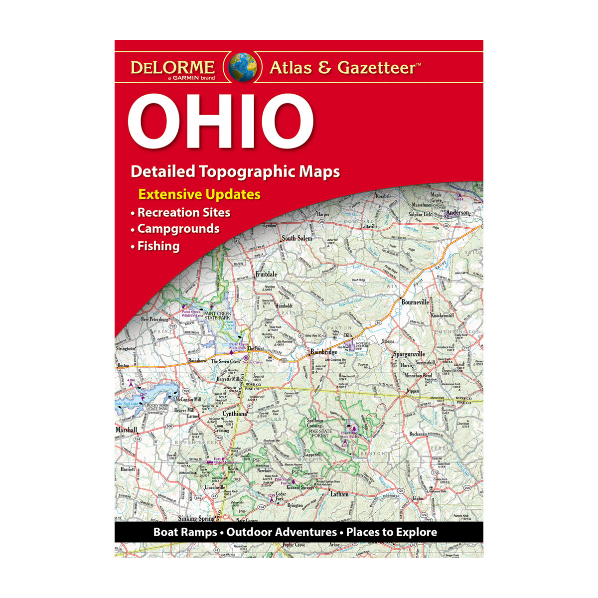 DeLorme® Atlas & Gazetteer Paper Maps Ohio
