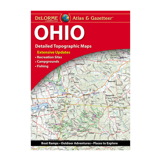 DeLorme® Atlas & Gazetteer Paper Maps Ohio