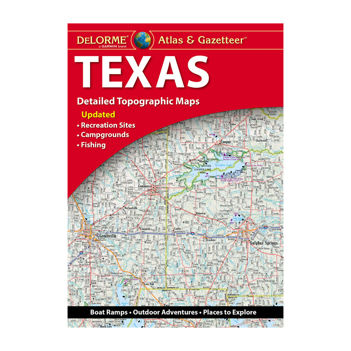 DeLorme® Atlas & Gazetteer Paper Maps Texas