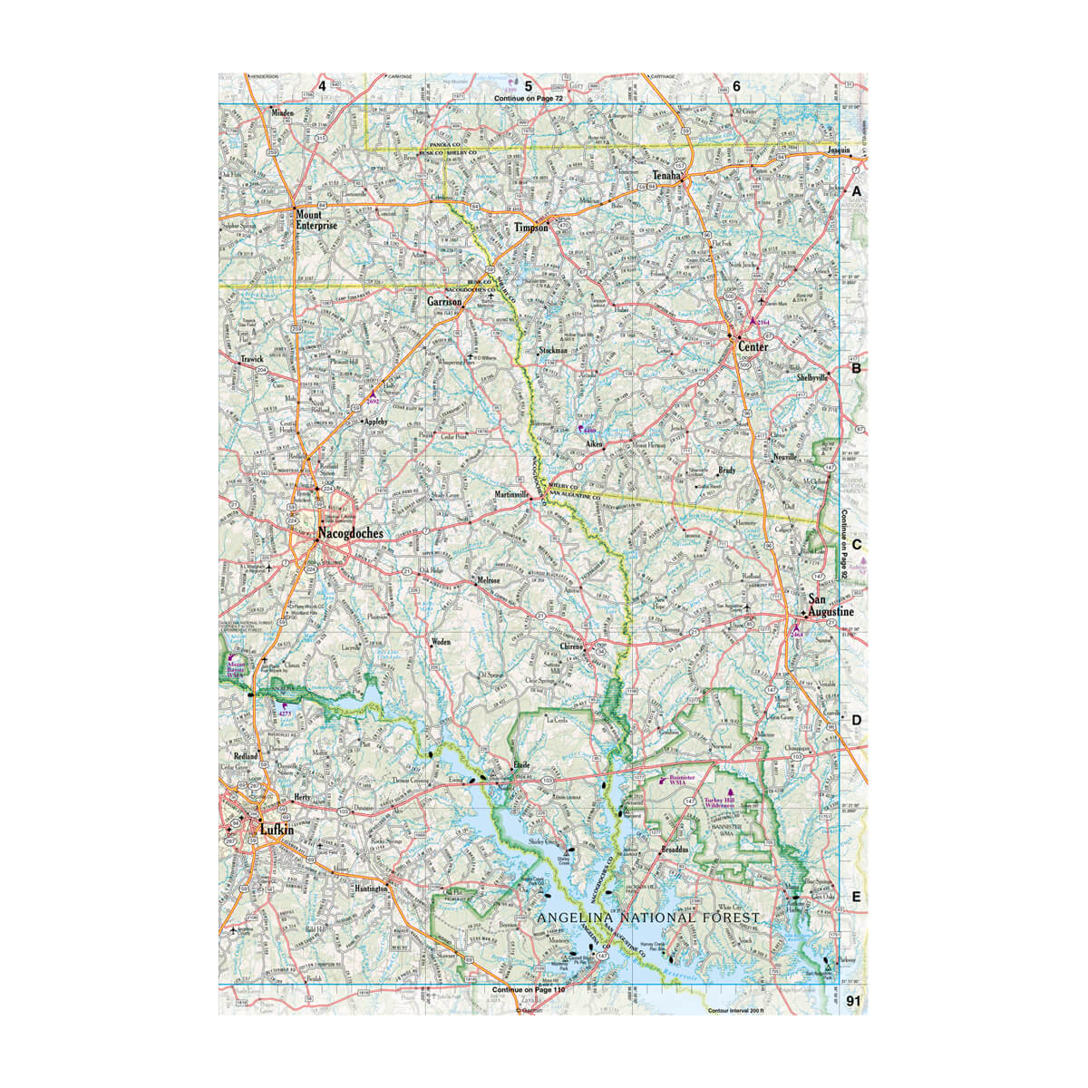 DeLorme® Atlas & Gazetteer Paper Maps Texas