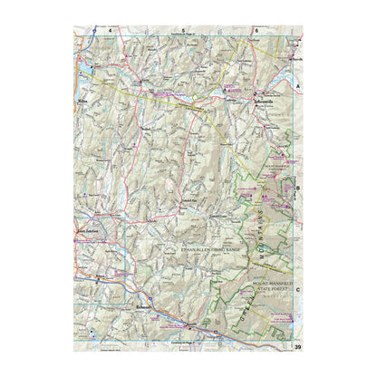 DeLorme® Atlas & Gazetteer Paper Maps New Hampshire/Vermont