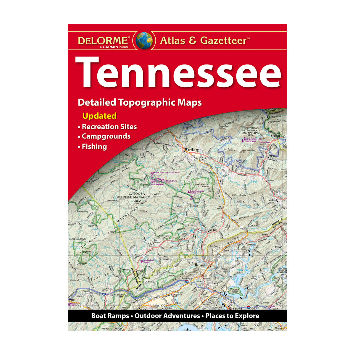 DeLorme® Atlas & Gazetteer Paper Maps Tennessee
