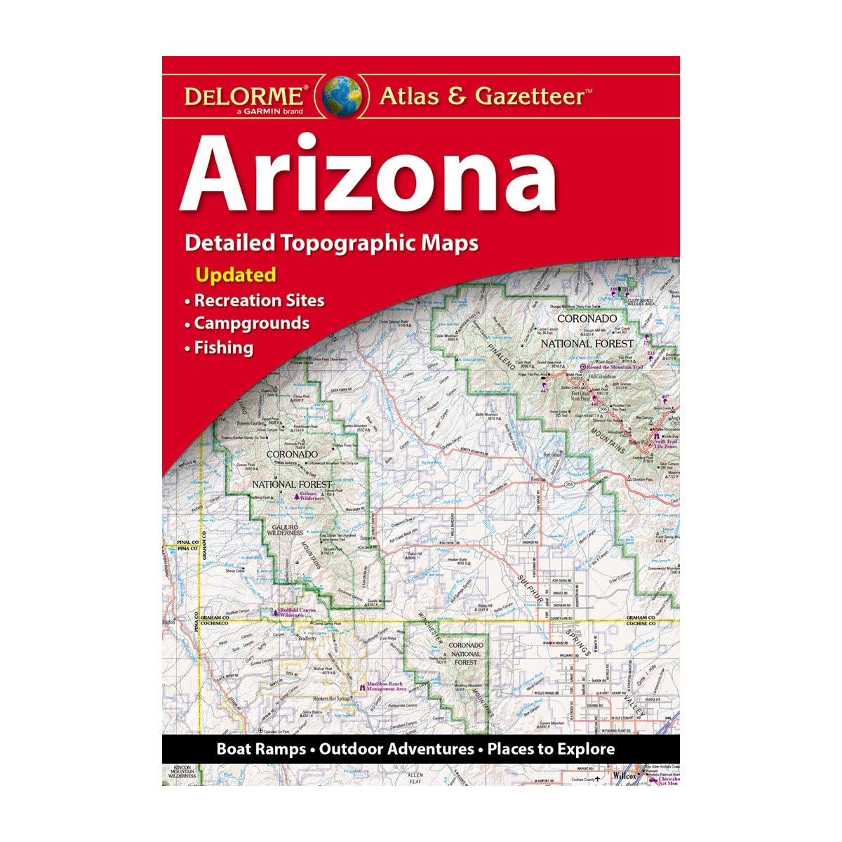 DeLorme® Atlas & Gazetteer Paper Maps Arizona